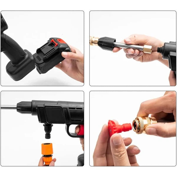 HydroWash Pro™ - Hidrolavadora portatil