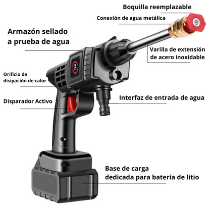 HydroWash Pro™ - Hidrolavadora portatil